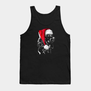 Funny German Longhaired Pointer Santa Christmas dog mom Tank Top